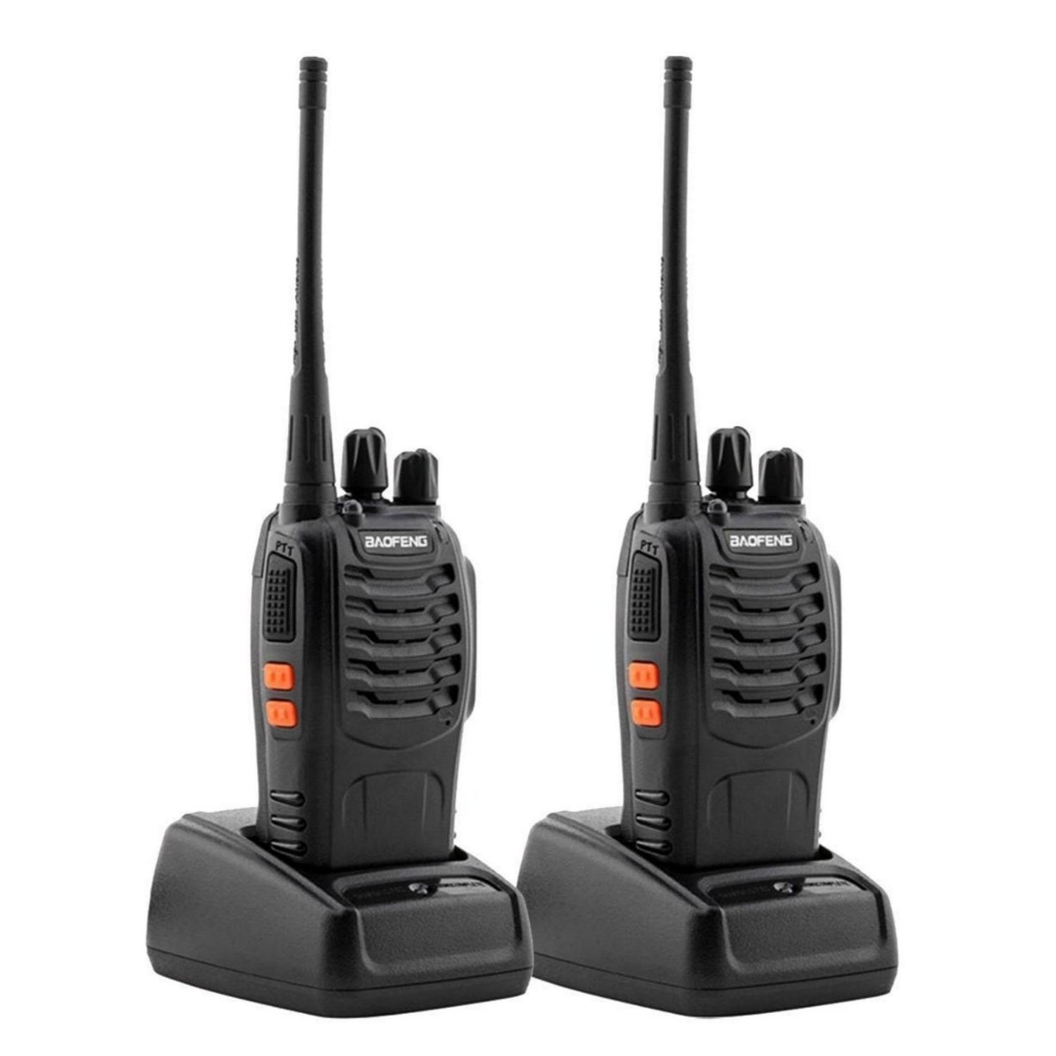 Pack 2 Radios Walkie Talkie Radiofrecuencia Emergencia Kit Camaras