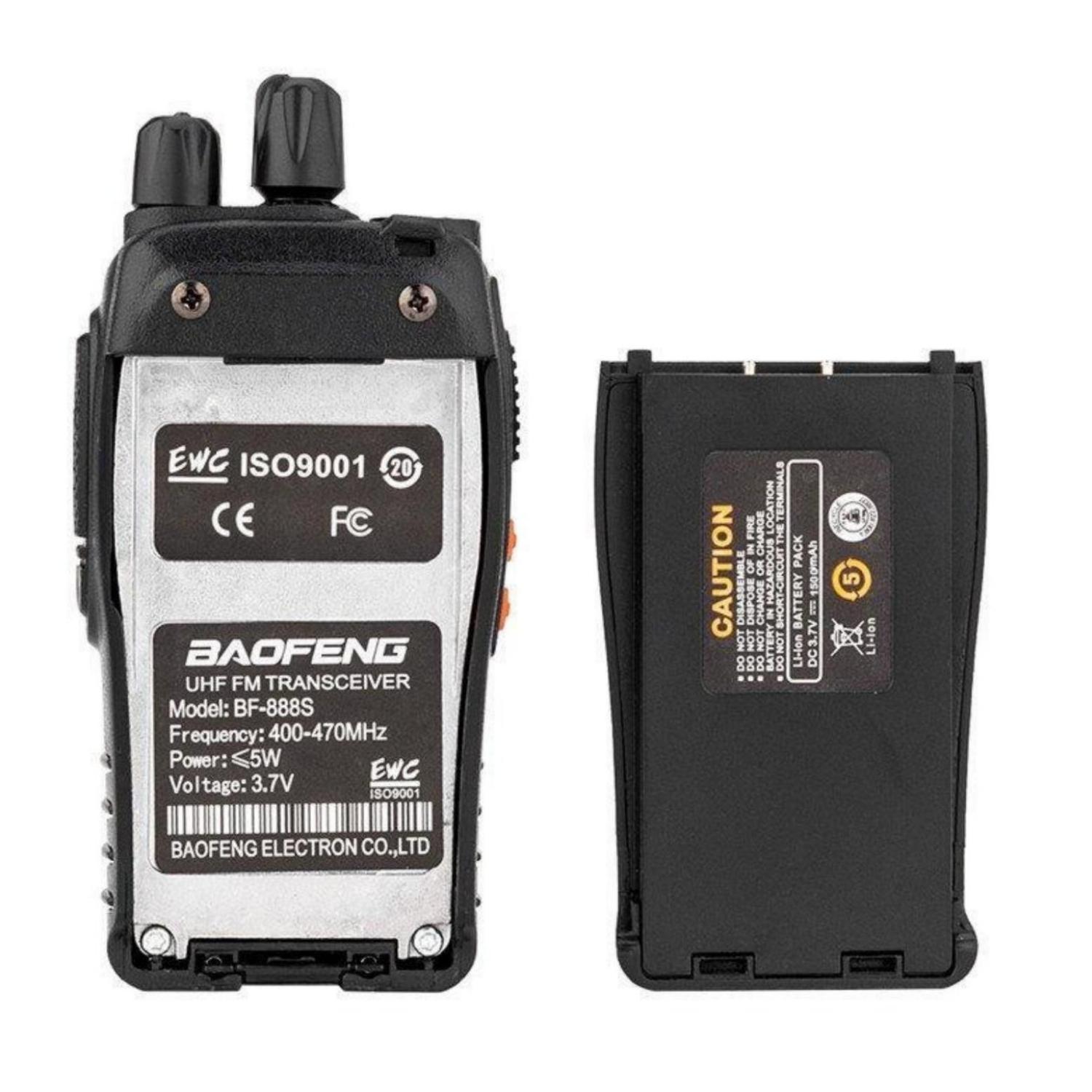 Pack Radios Walkie Talkie Radiofrecuencia Emergencia Kit Camaras